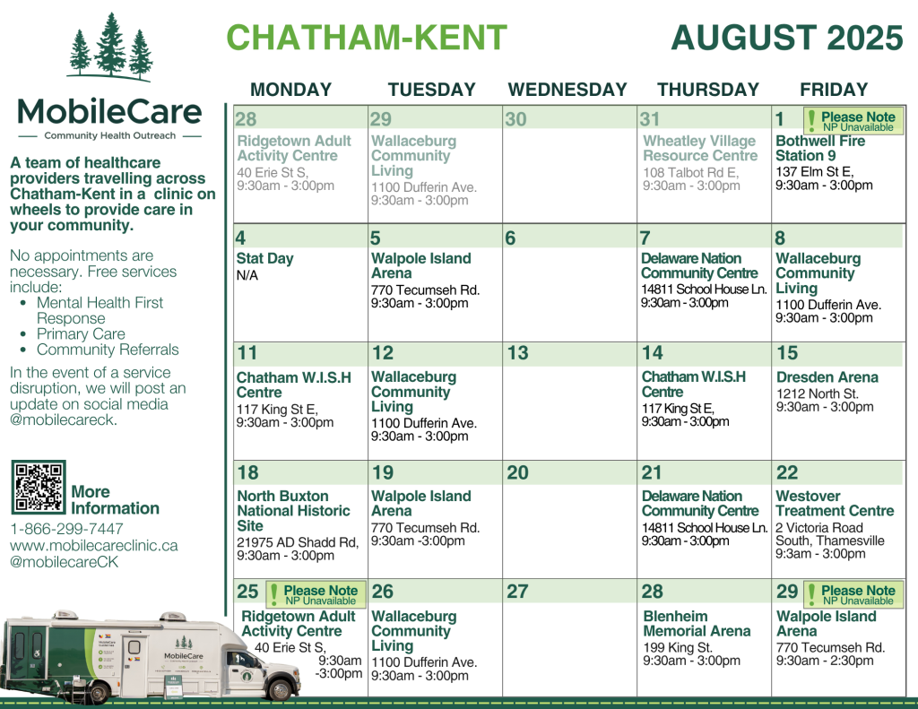 Ckmobilecare Calendar Aug 20250731
