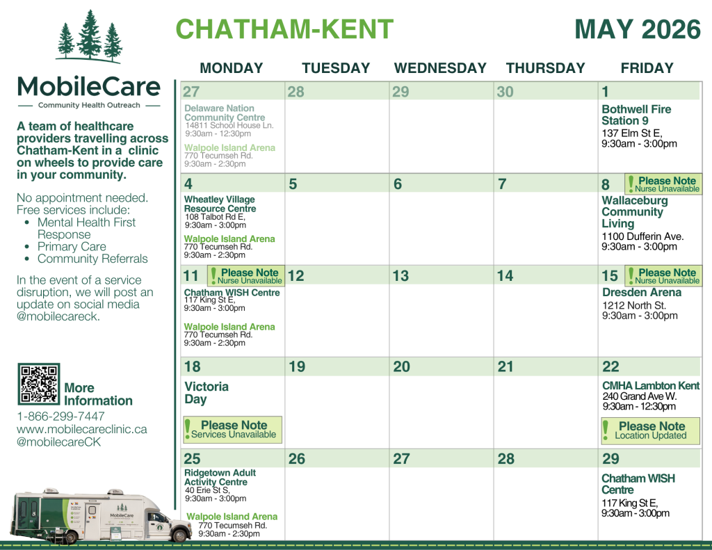 CKMobileCare Calendar May2026
