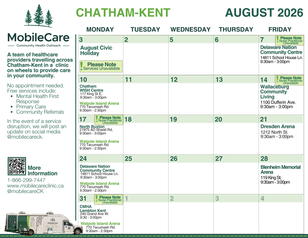 CKMobileCare Calendar Aug2026