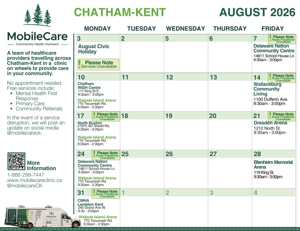 CKMobileCare Calendar Aug2026
